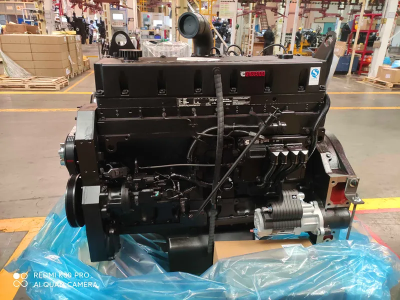  Оригинальные QSM11 6-ти цилиндровый с водяным охлаждением 375HP дизельный двигатель машины