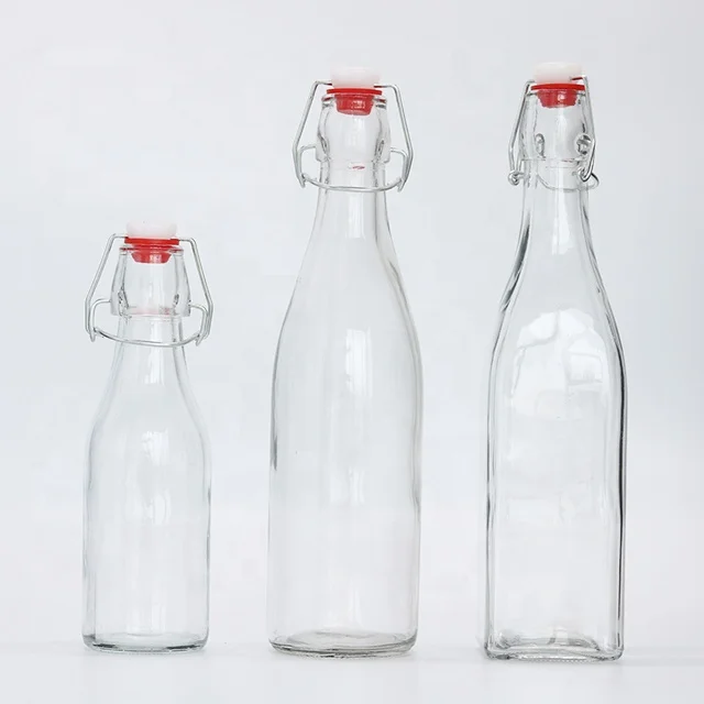 
At any time to sell 500ml drink bottle /beer /milk storage bottle glass swing top bottles wholesale 