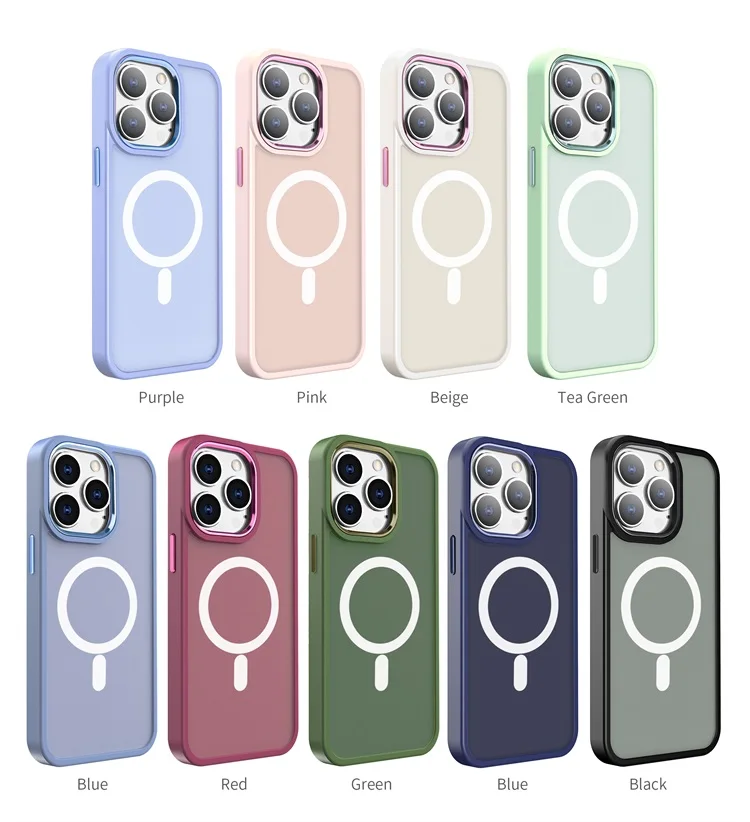 Wholesalers new 360 phone cases  pc tpu for Magsafe skin feeling phone cover for iphone 13 pro max