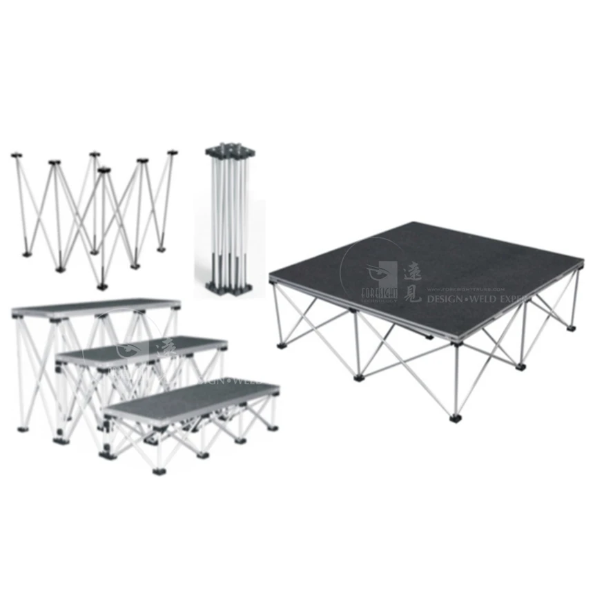 Popular portable stage easy set up aluminum stage