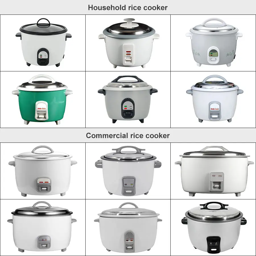 Professionnel Kitchen Appliances Extra Large Commercial Drum Rice Cooker Electric Stainless Steel, Stainless Steel Piano Cooker