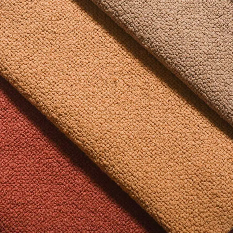 Manufacturer New Design Large U Shape Sofa Fabric Upholstery Polyester Wool Fabric for Sofa