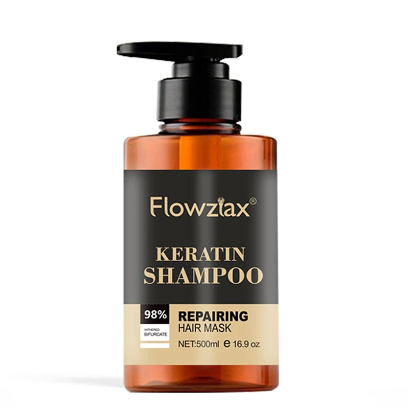 Self-brand non-sulfate keratin shampoo and conditioner anti-hair loss and anti-dandruff hair care package regeneration care film