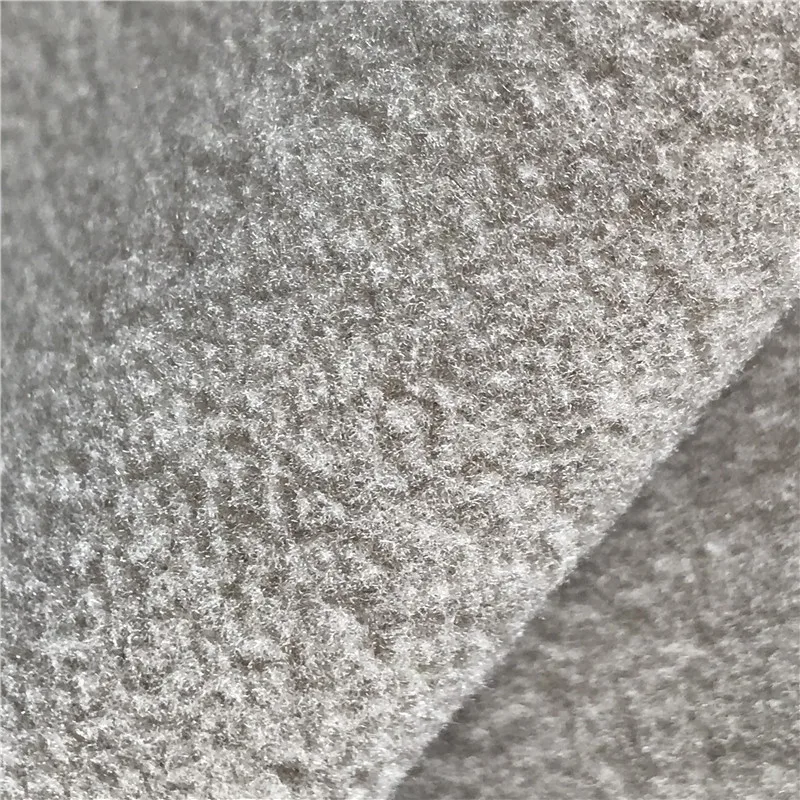 PF1/ROOSO REC Recycle 260GSM two side brushed dyed polar polyester fleece fabric high vis reflection fabric