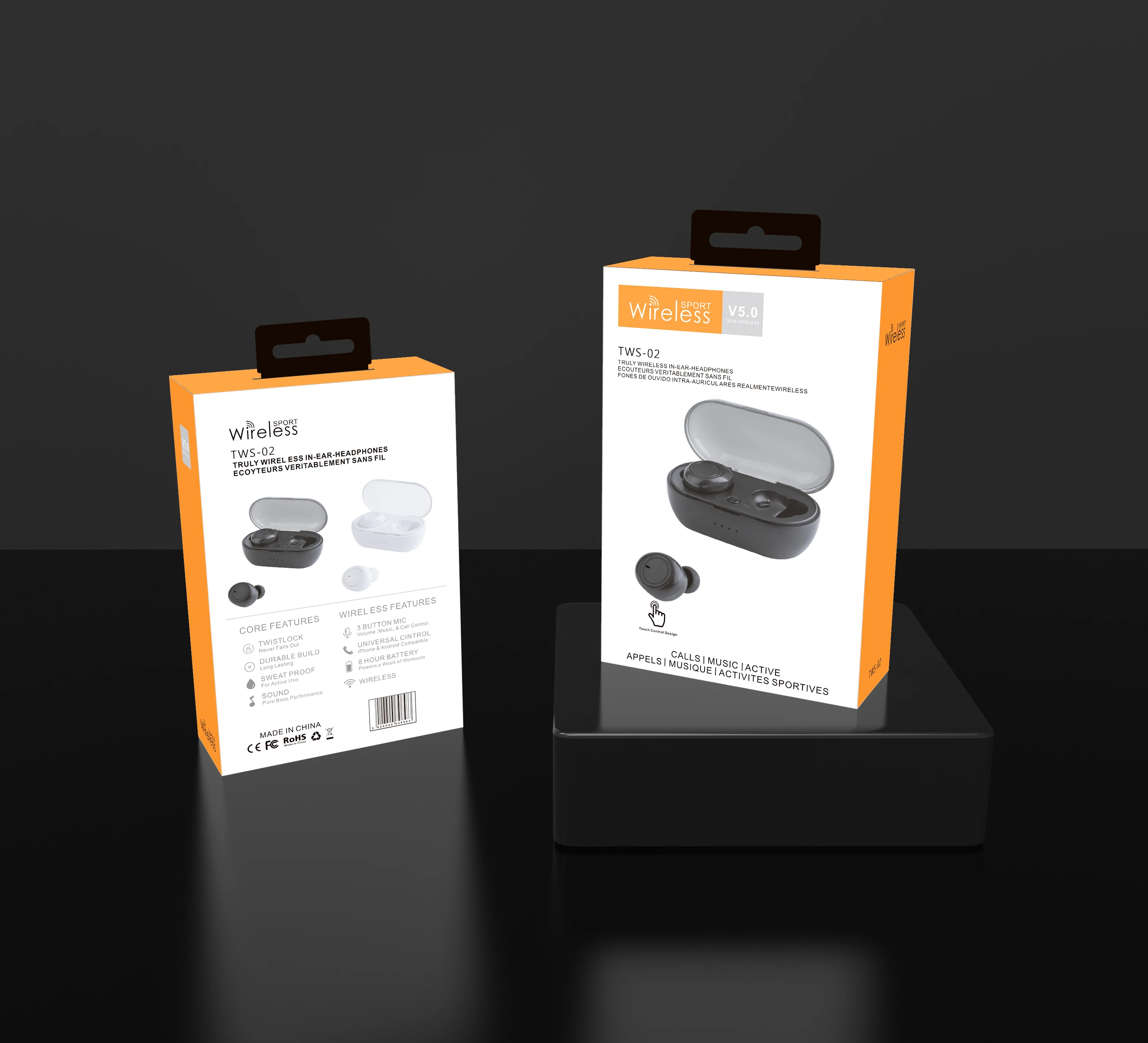 BT Earbuds With Charging Case Wireless Earphone For phone Mini TWS BT Earbuds