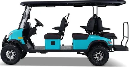 2024 Multifunctional 6 Person Electric Sightseeing Golf Cart Lifted Golf Carts With Speaker and Indepandent