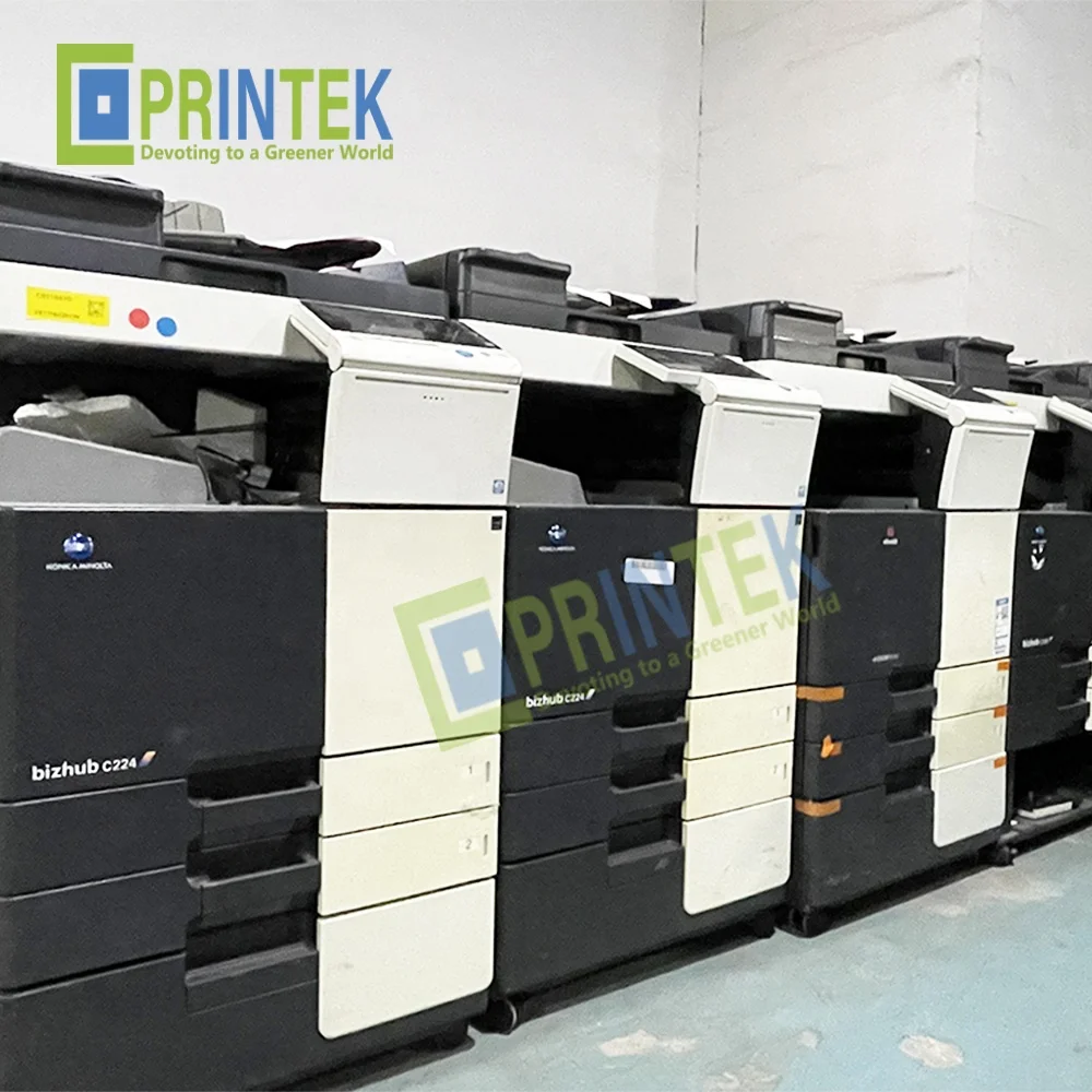 Черно-Белый контрастный офисный принтер Minolta Bizhub 224 284 364 454 554 654 754 копировальный аппарат и для Konica