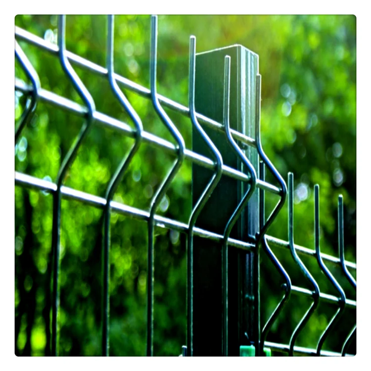 Pvc Coated 50x200mm High Quality 3d Bending Curved Welded Wire Mesh Farm Garden Fence Panel