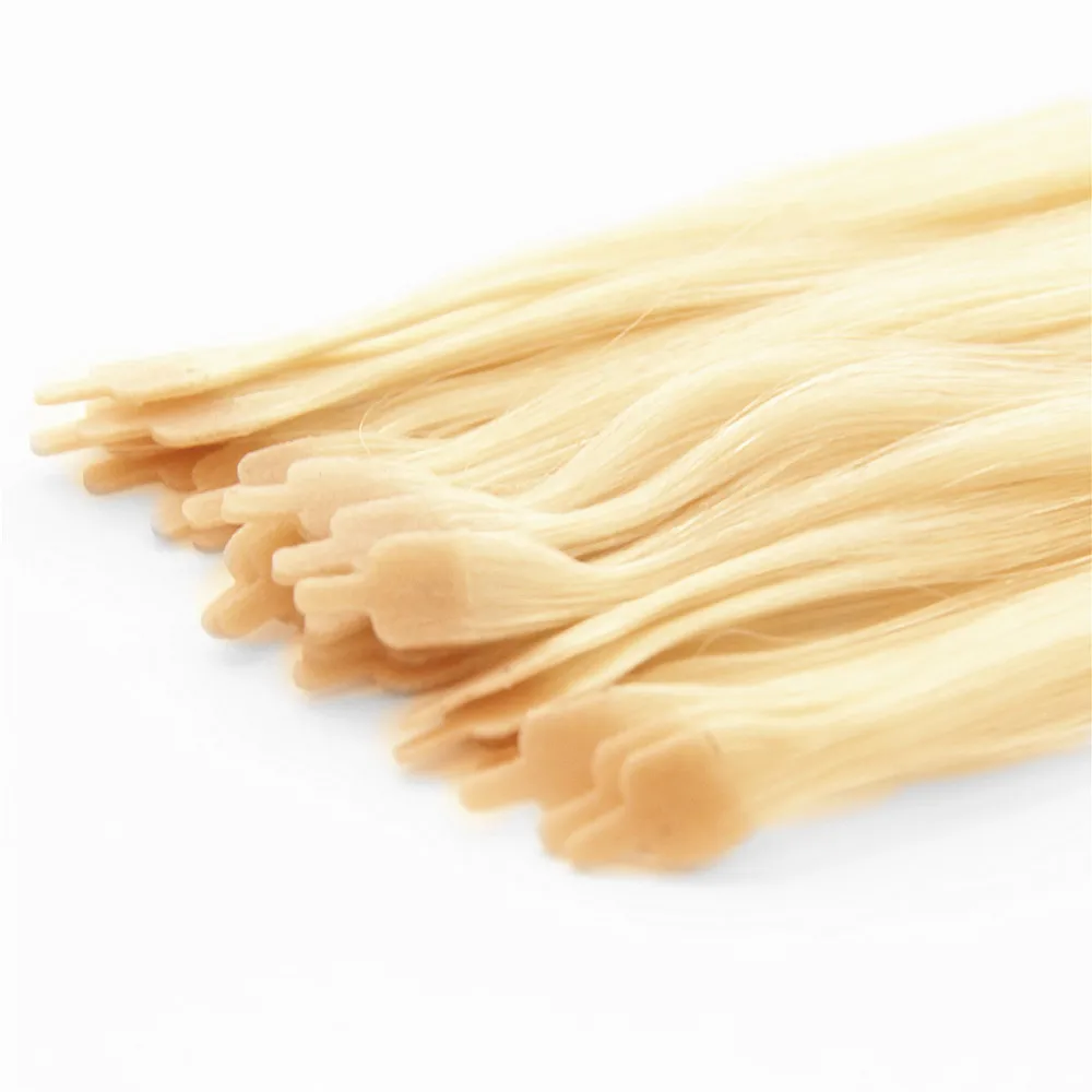 Full Cuticle Aligned Y Tip Human Keratin Hair Fan Tip Hair Extensions