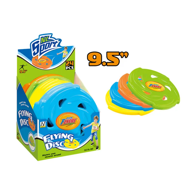 Рекламный Портативный Летающий диск 9,5 дюймов, детский спортивный летающий диск на заказ