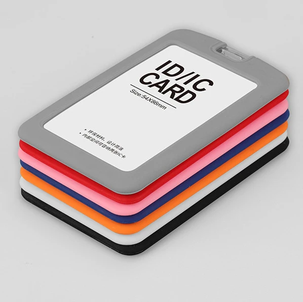 Wholesale Easy to pull buckle work card telescopic buckle hospital school staff card sleeve brand UV printing pattern