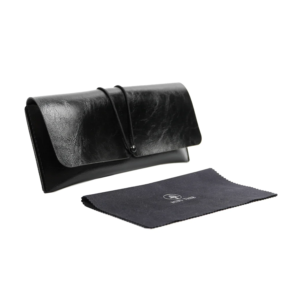 Factory  Leather Glasses Case Fits Most for Women Men sunglasses package Soft case with drawstring bag