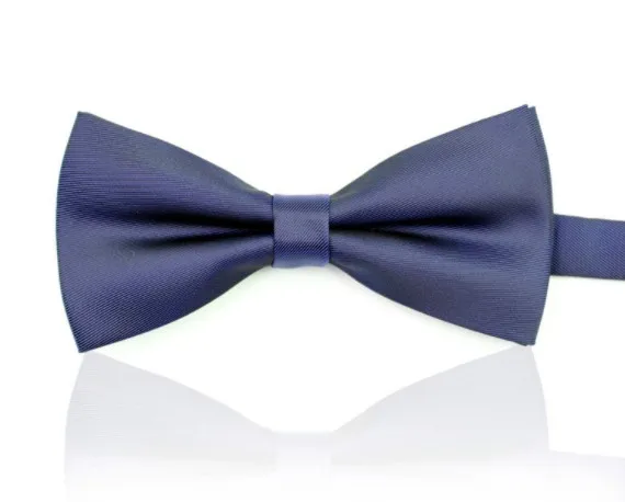 Gentleman Classic Satin Bowtie Necktie For Wedding Party Adjustable Bowtie