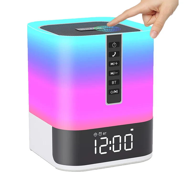MUSKY DY28S 2020 Newest Factory Price Portable Mini Led Light Smart Wireless Blue tooth Speakers With Remote Control