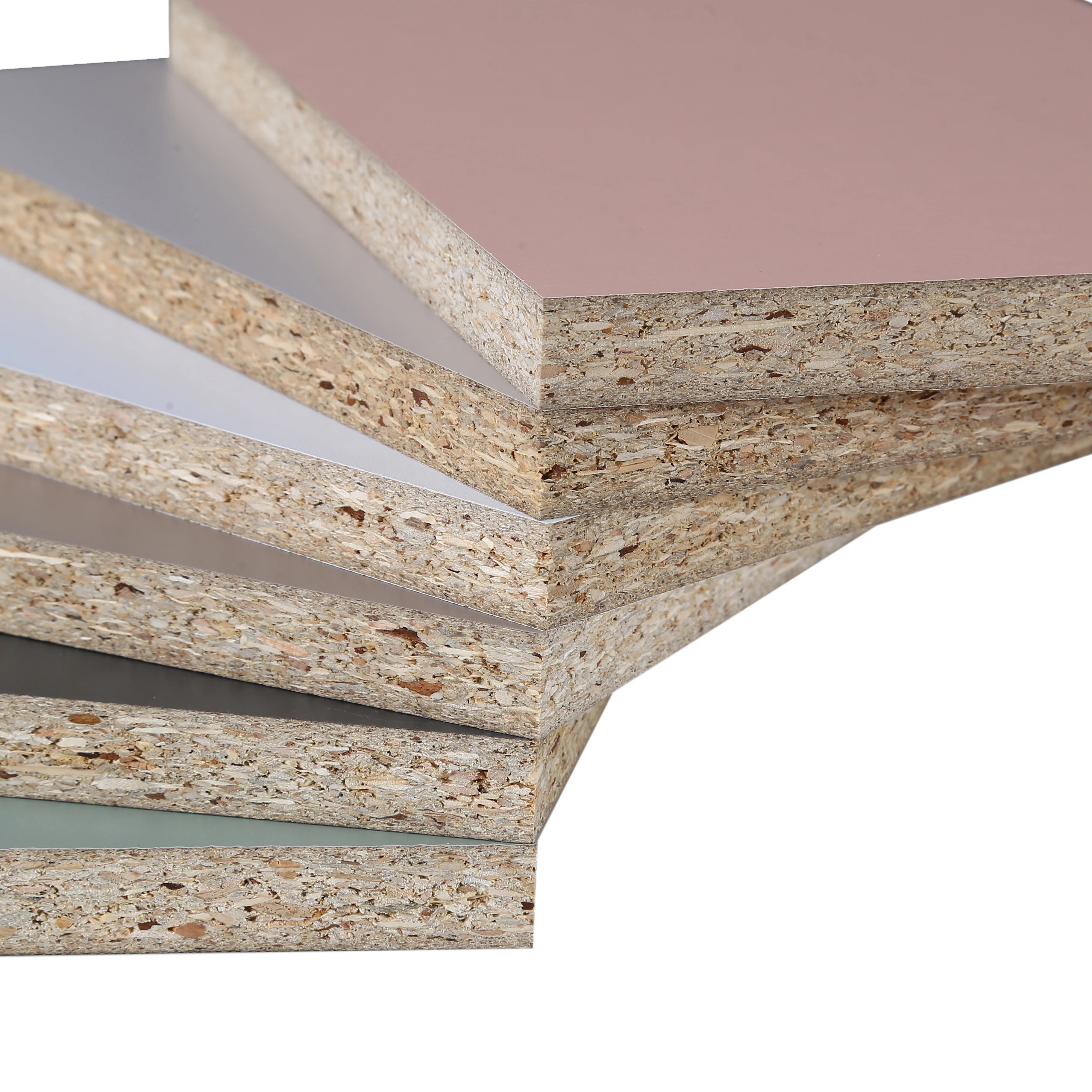 melamine paper laminated  Indoor chipboard for sale professional supplier of cheap particle board