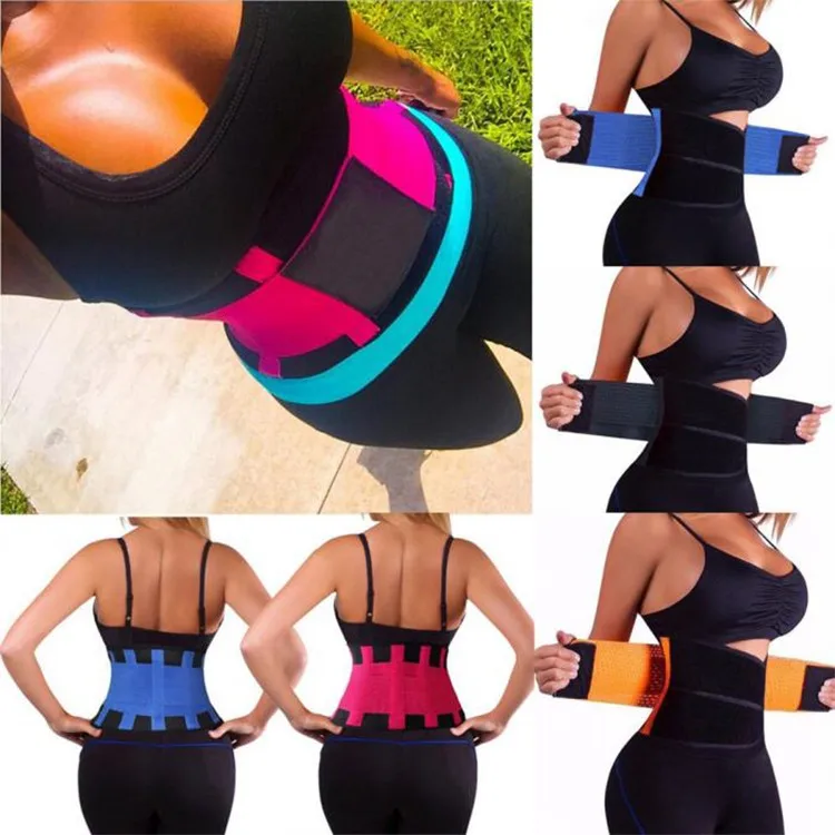  Adjustable 4 Step Fitness Tummy Slim Belt Back Pain Sweat Utility Women Waist