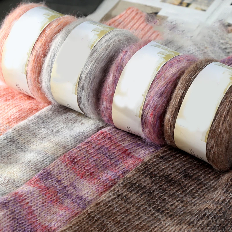 Hot Factory Directly Supply High Quality  Mohair Fancy Yarn Crochet For Knitting