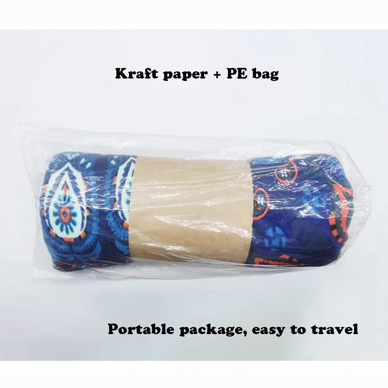 Custom Summer Outdoor Digital Printing Round Shape Beach Towel with Tassel Quick Drying Towel Blanket