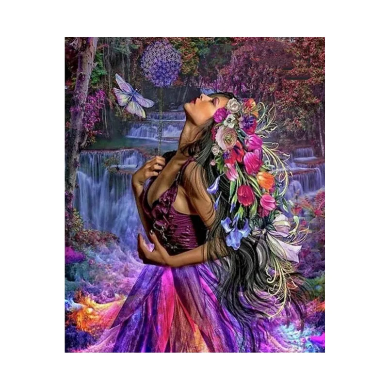 W-X114newest Handmade Wall Art Home Decoration 5D Diamond Painting diy Kit Full Drill art round wholesale 5D diamond painting