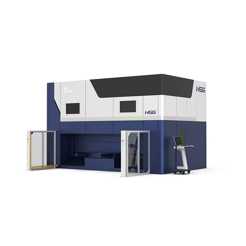 3kW HSG Laser 3D Five-axis Metal Laser Cutting Machine High Quality Price