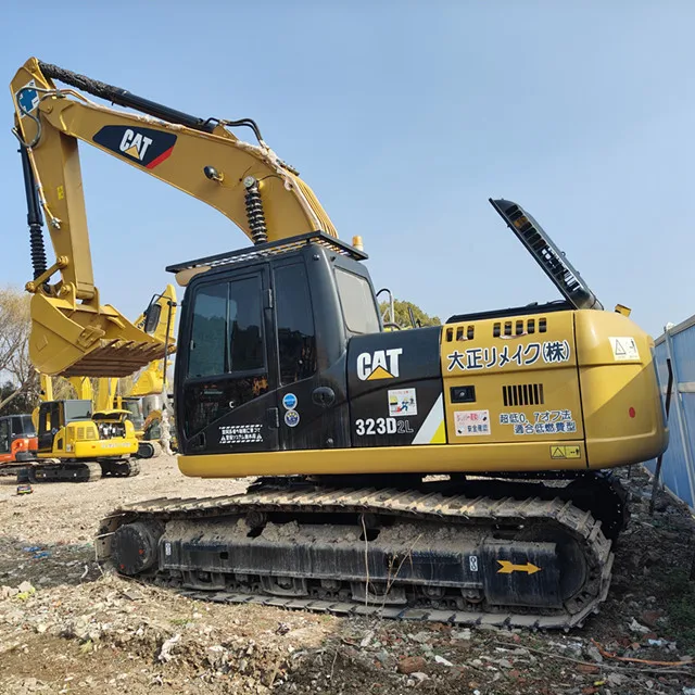 Excavating machine USED Caterpillar 323D2L Crawler Hydraulic Excavator good condition high quality hot sale