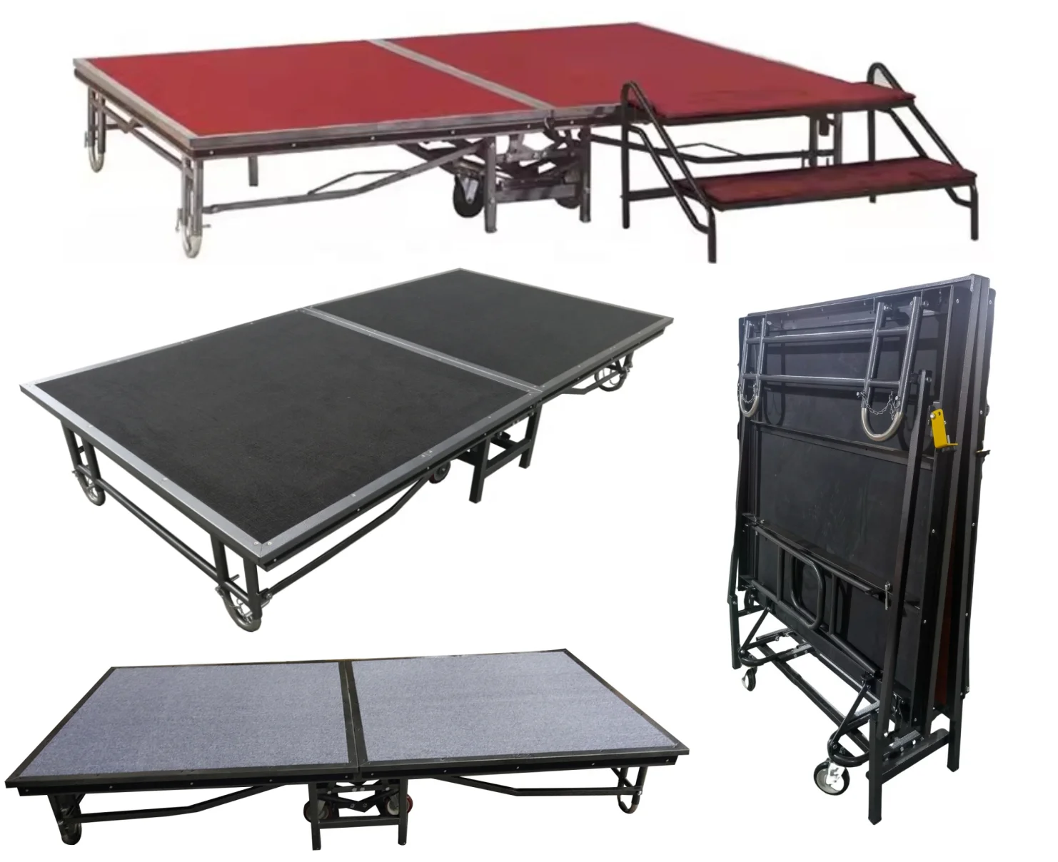 Оптовая продажа Портативная Складная мобильная сцена для концертного свадебного мероприятия на открытом воздухе