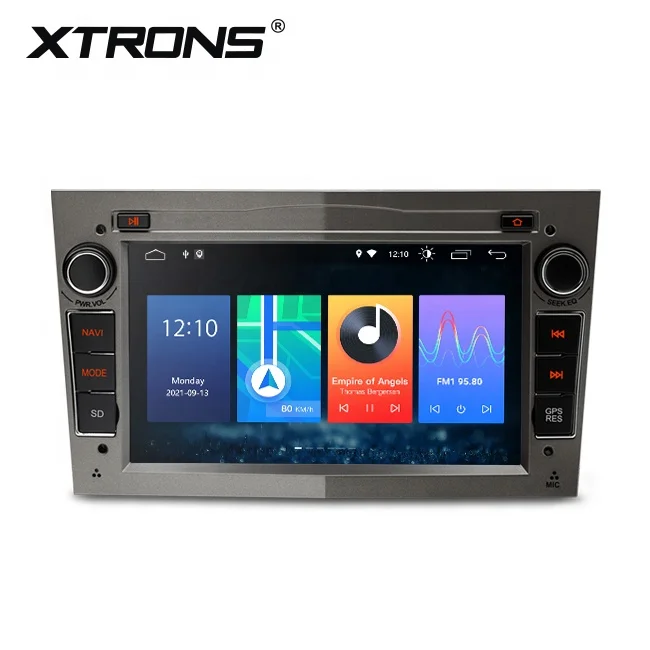 XTRONS 2 din android 10.0 Quad core car stereo for opel astra h vivaro with DSP USB SD wifi 4G, lcd screen car radio