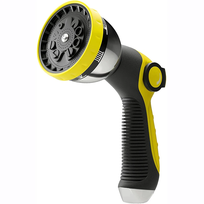 Flexible Garden Hoses Sprayer Quick Connector Adjustable 10 patterns Thumb Control Ergonomic Handle Garden Hoses Nozzle Sprayer