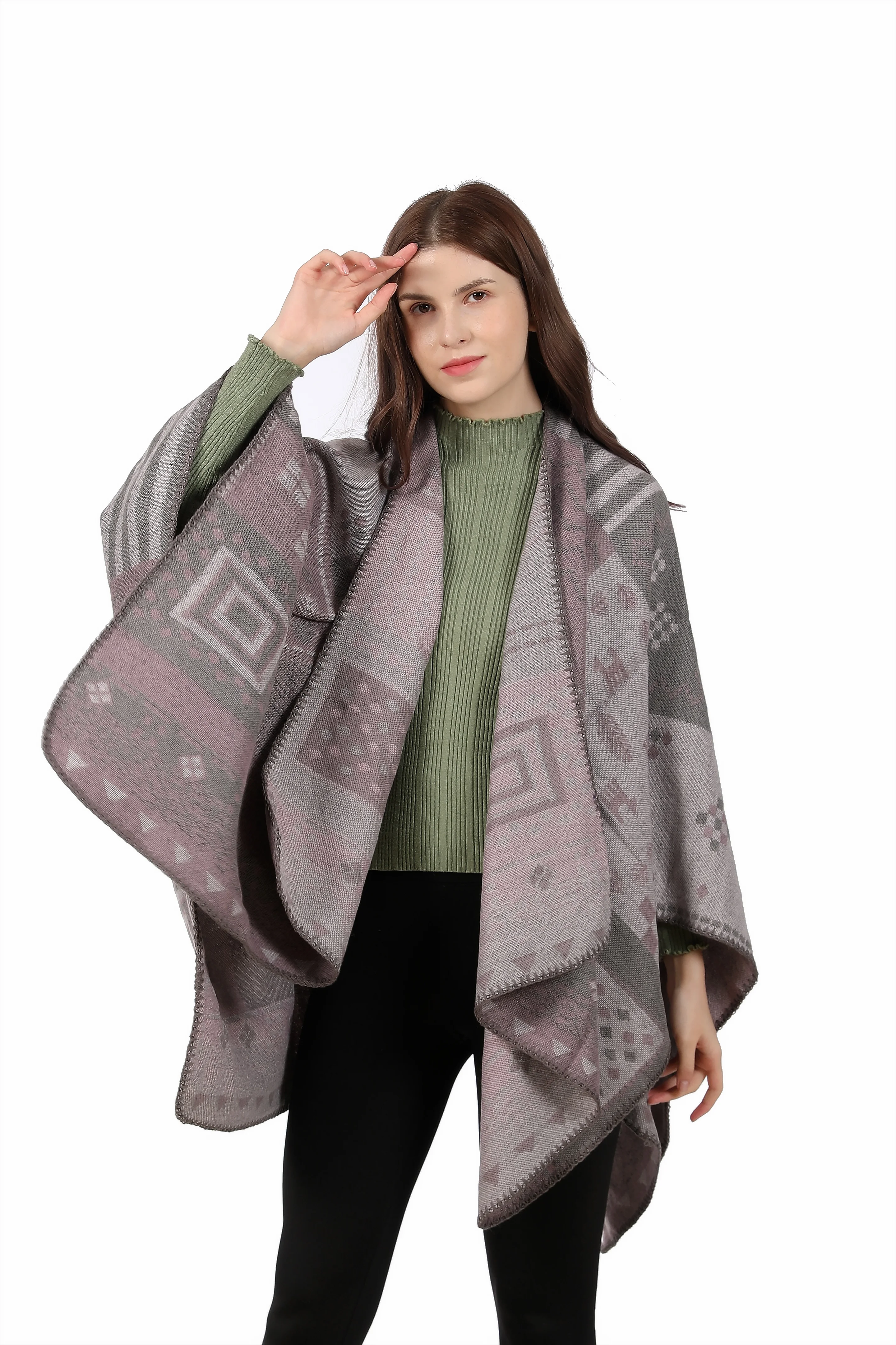 Custom Logo Winter Ladies Pure Cashmere Stoles Designer Luxury Men Women Neck Warmer Shawl Cashmere