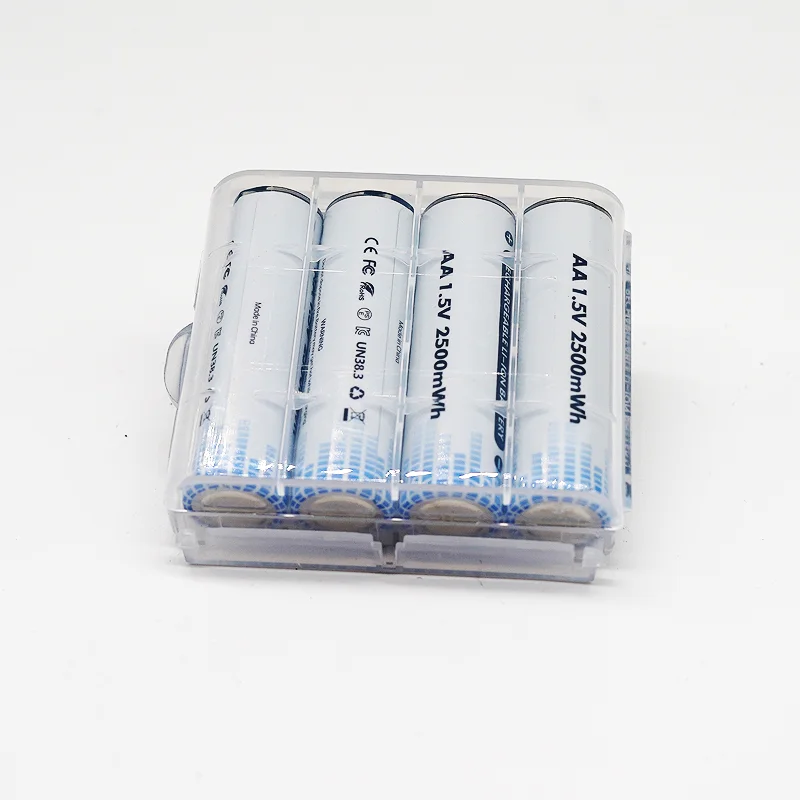 Retailer Li-ion Battery Pack AA AAA USB Type-C Port Rechargeable Batteries 2600mWh 1.5V Lithium Battery aa aaa USB Li ion Cell