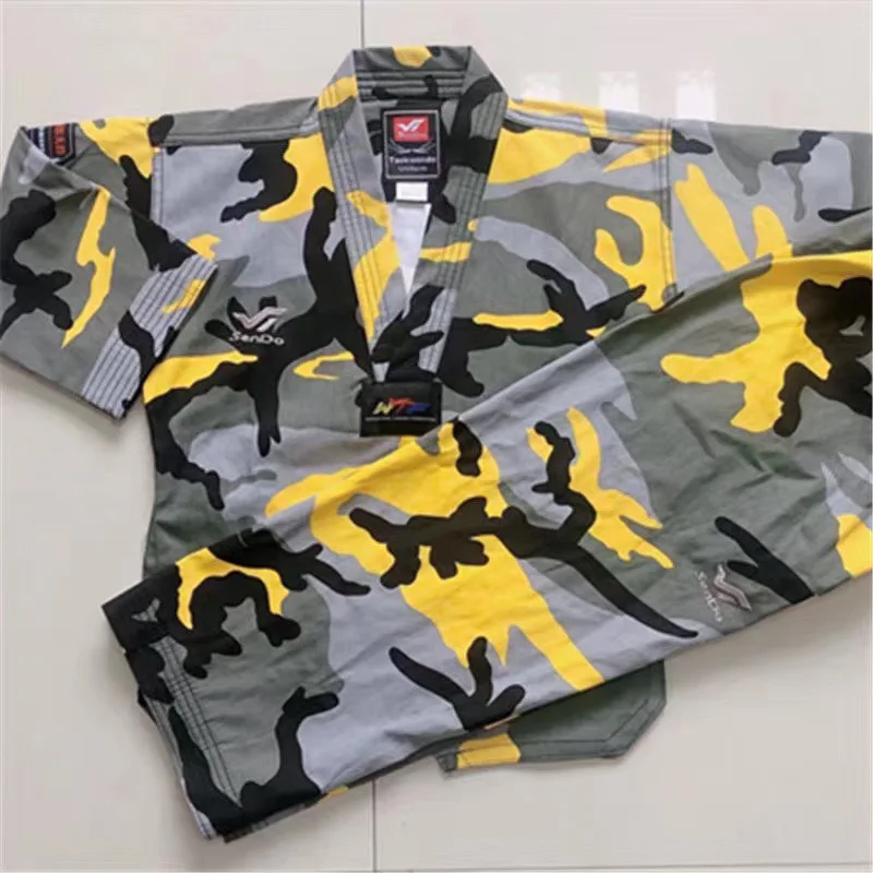 Custom Made Summer Camp Camouflage Dobok for Taekwondo Practice
