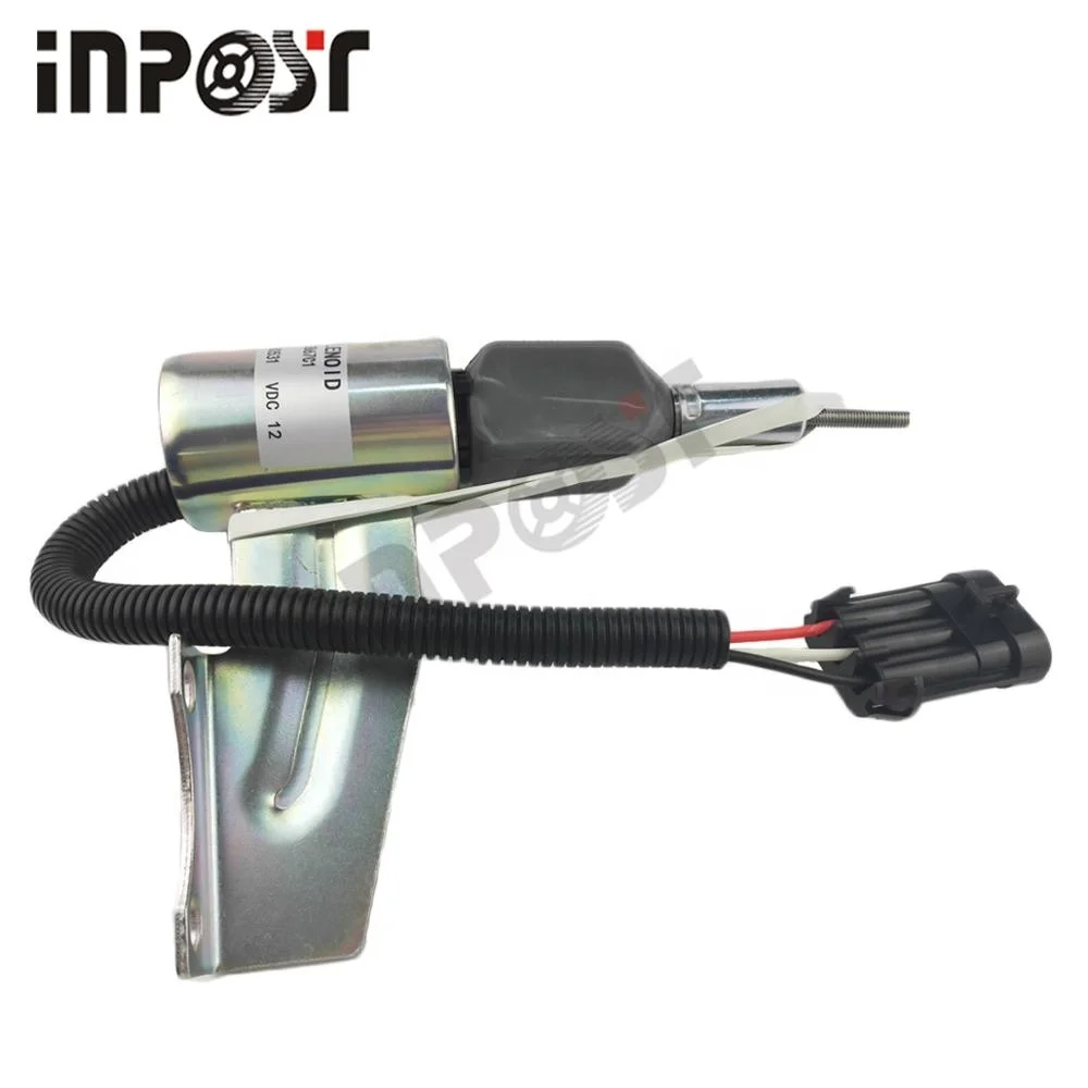 1813867C1 Shutoff Solenoid Valve 12V For Navistar International DT466E DT530E Engine Stop Solenoid 1813867C1