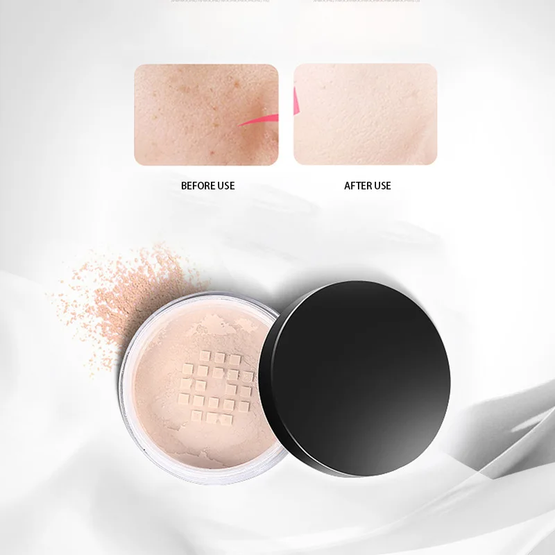 Wholesale private label long lasting oil control mineral setting powder face makeup loose powder oem