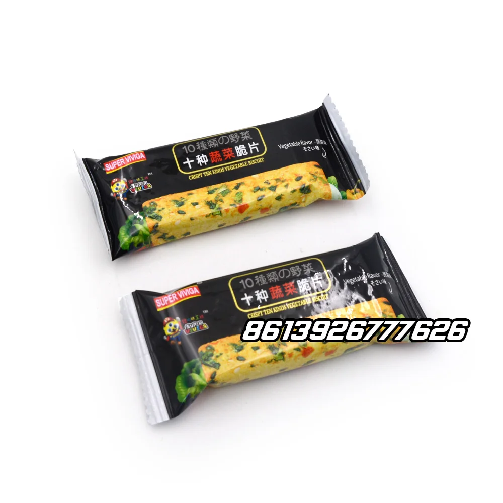  custom wholesale private label halal chinese 10 kind digestive vegetable flavor crackers
