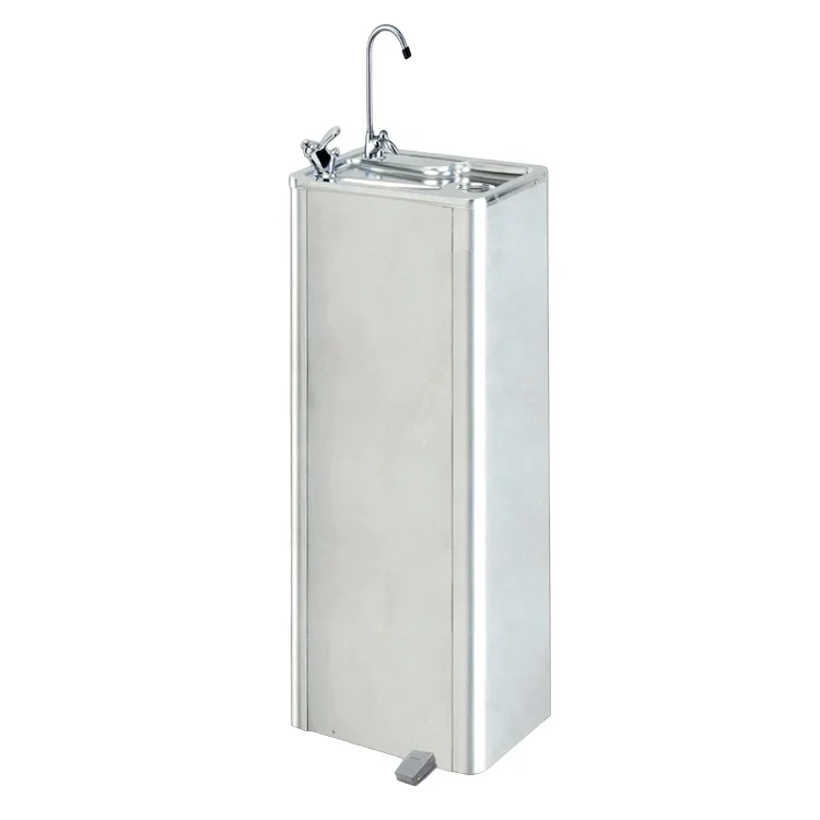 Chilled water cooler  fountain with pedal