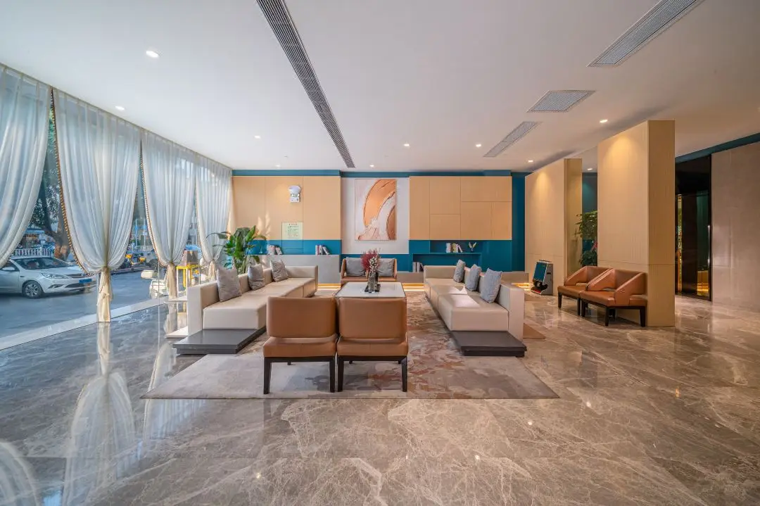 Holiday Inn Express Hotel Room Furniture Package Double Bed Queen Headboard Set Hospitality Furniture