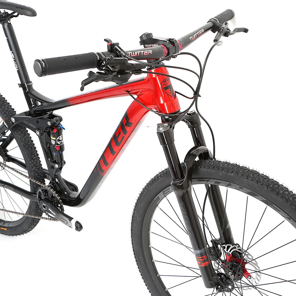 
27.5 29 inch aluminum alloy single speed 12S downhill full suspension mountain bike 