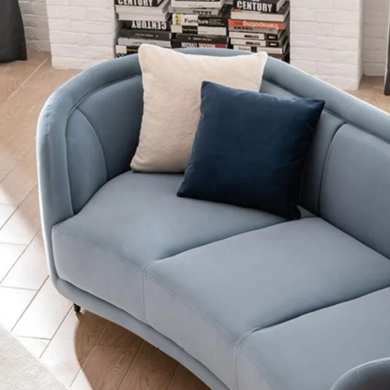 Modern luxury fashion living room cloth sofa durable furniture three person leather sofa