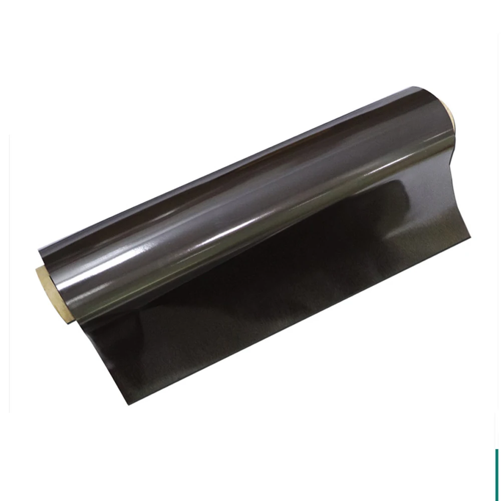 Strong force Isotropic Flexible Rubber Ferrous Magnet Self  Magnetic Sheet Roll