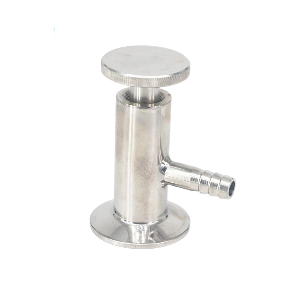 Sanitary stainless steel sampling ferrule connection