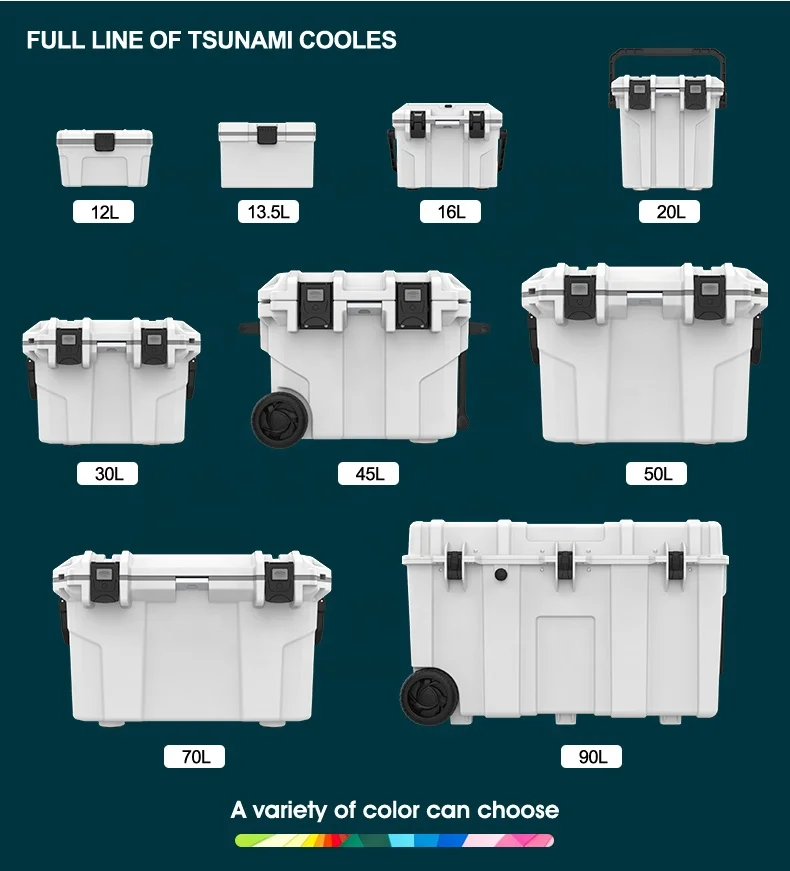 Guangzhou FACTORY sports 16/20/30/50L portable cooler rotomolded ice chest coolers box cooler