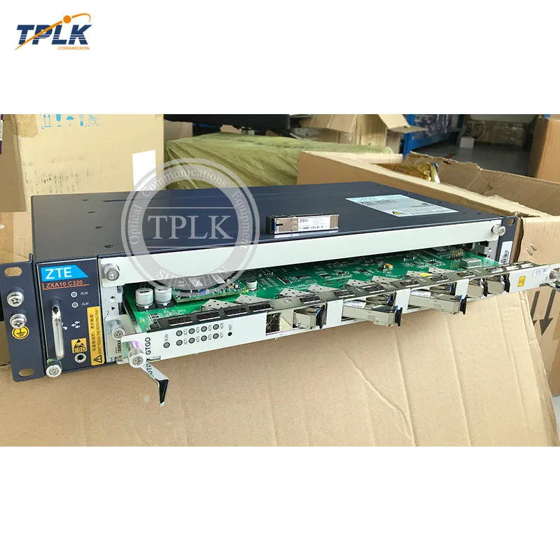 В наличии оригинальный FTTH 1G mini GTGO DC power GPON OLT 8port ZTE C320