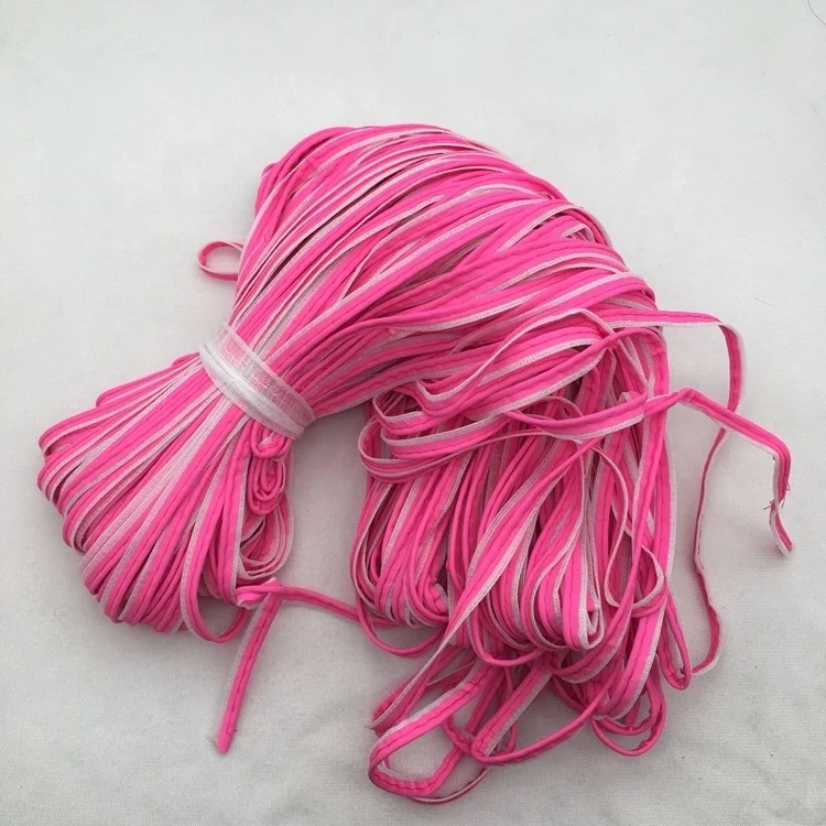 reflective lighting bolt gross grain ribbon high visible reflective piping polyester webbing  silicone piping bag piping cord