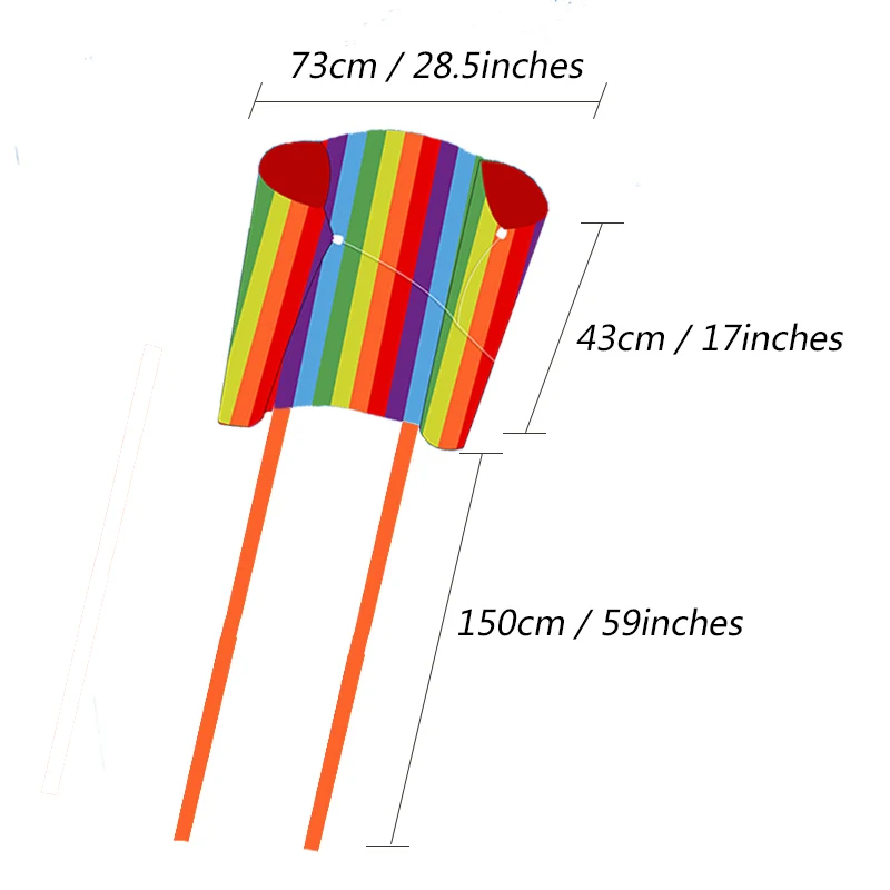 Оптовая продажа китайский Радужный без рамки 3d мини-мягкие Санки карманный Летающий змей для детей