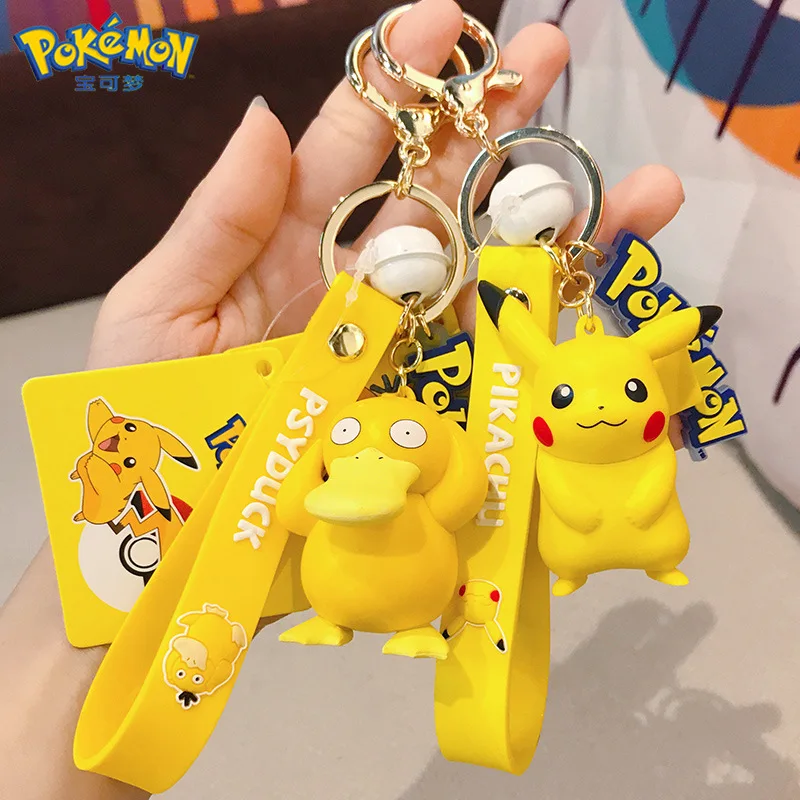 Genuine Key Chain Cute Cartoon Doll Car Key Chain Ring Lovers Bag Pendant