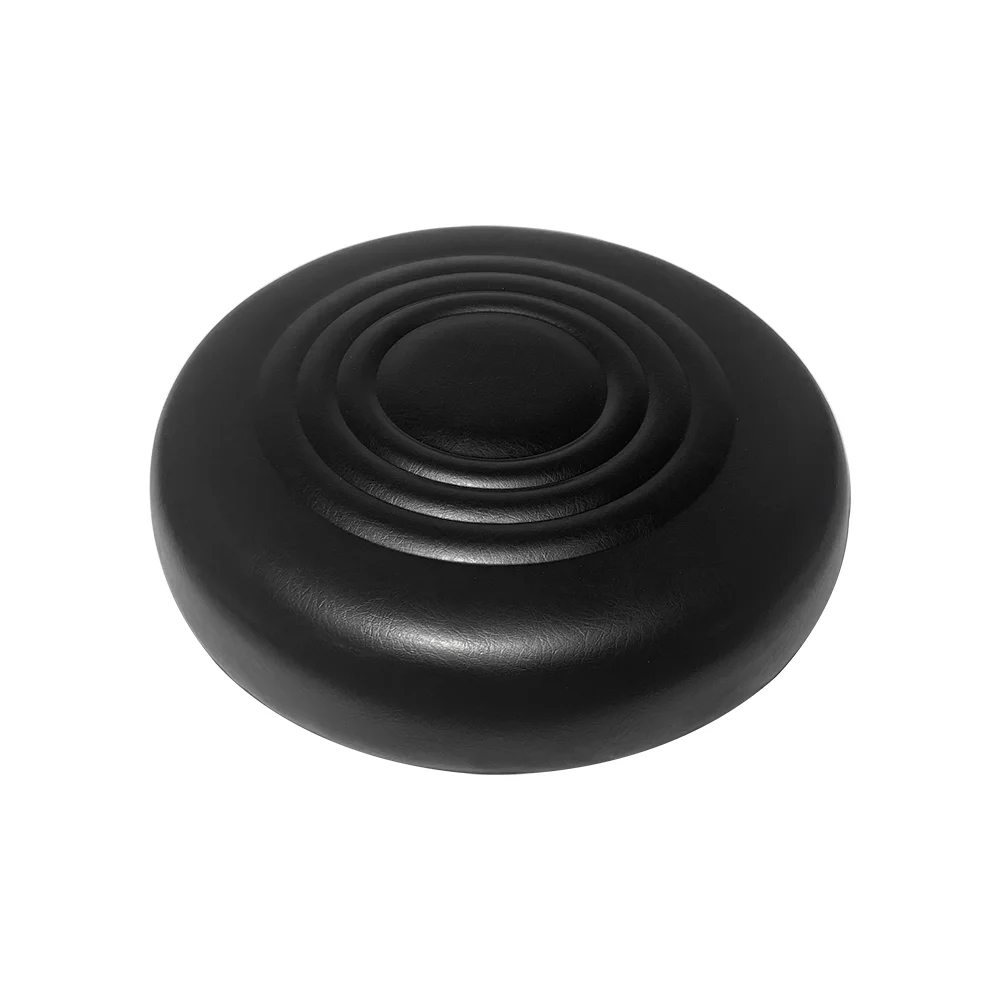 Replace Round Chair Seat Top Bar Stool Pad Soft Black Polyurethane Laboratory Seat Part Chair PU Seat Pad