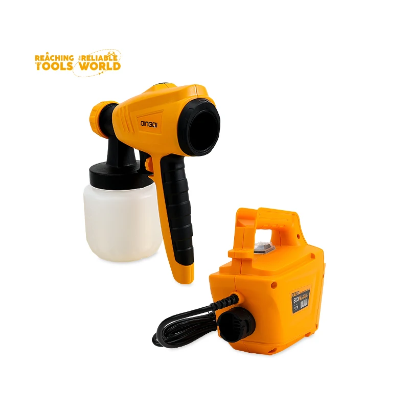 DINGQI 800W Electric Paint Sprayer Spray Gun for House Painting/Furniture/Fence/Garden/Wall