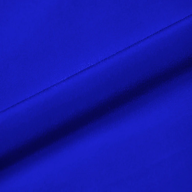 Italian silk fabric 16mm silk crepe de chine 140cm width No.11 royal blue color for sleepwear, wedding dress.