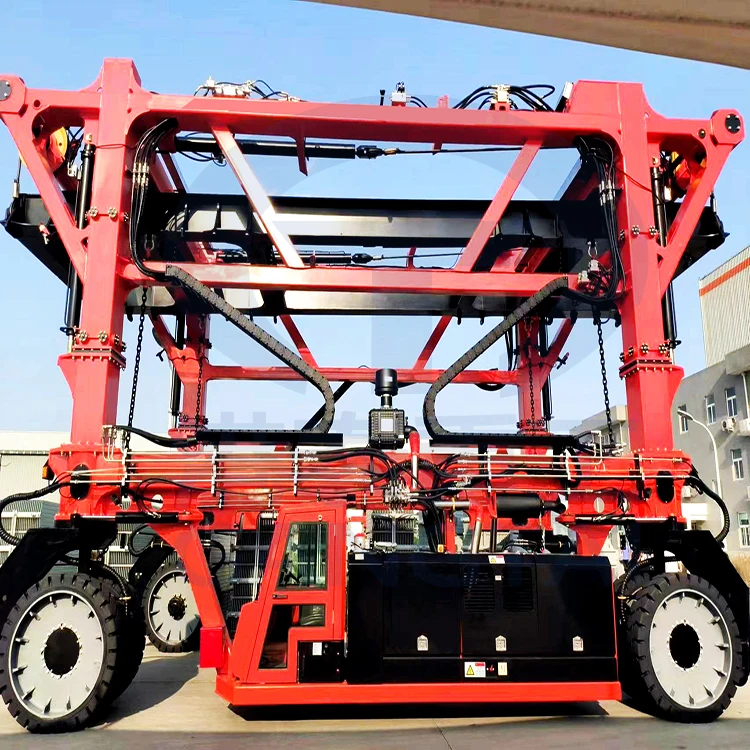 50t Straddle Carrier Rtg Type Rubber Tyred Container Gantry Crane