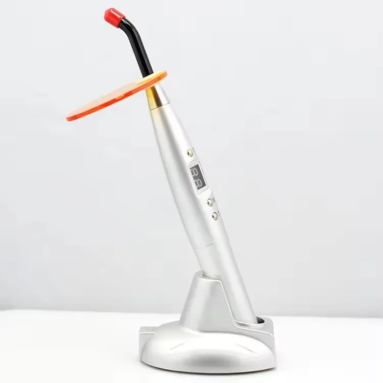 Good price dental led curing light plastic body colorful design cordless dental light cure lamp